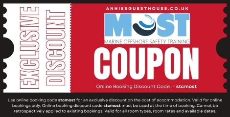 South Tyneside College Marine and Offshore Safety Training Centre (MOST) Accommodation Discount