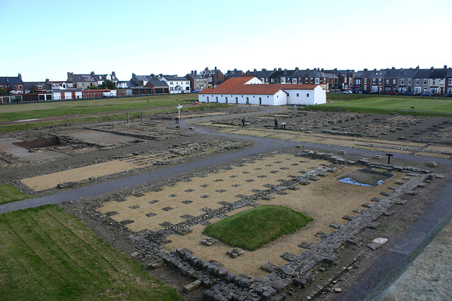 Arbeia Roman Fort In South Shields Reconstructed West Gate