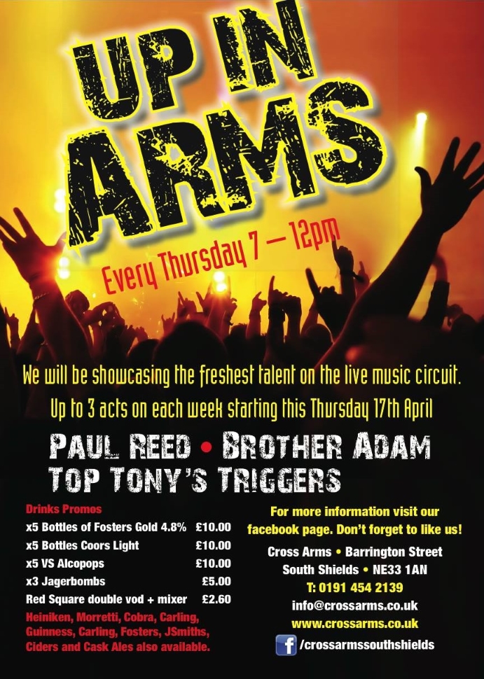 Live Music at the Cross Arms Hotel