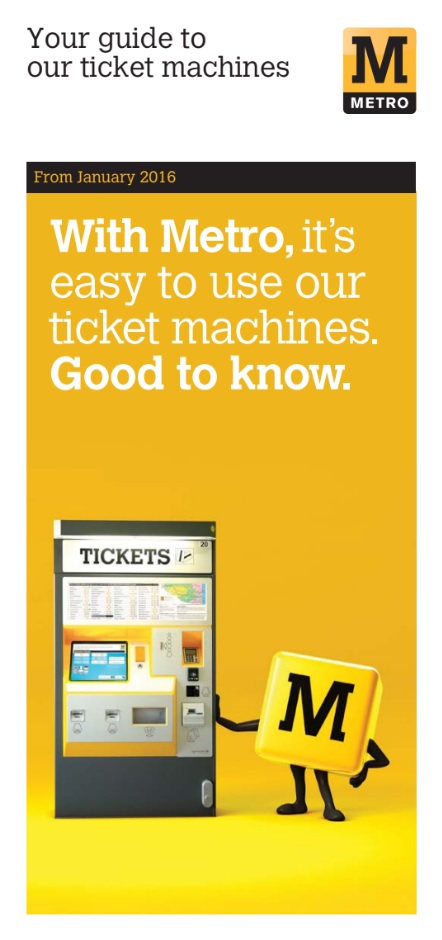 Tyne & Wear Metro Guide to Ticket Machines 2016