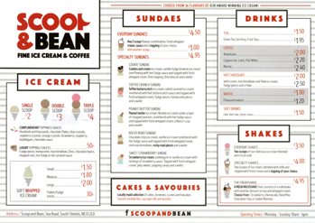 Scoop & Bean Sea Road South Shields Menu 2
