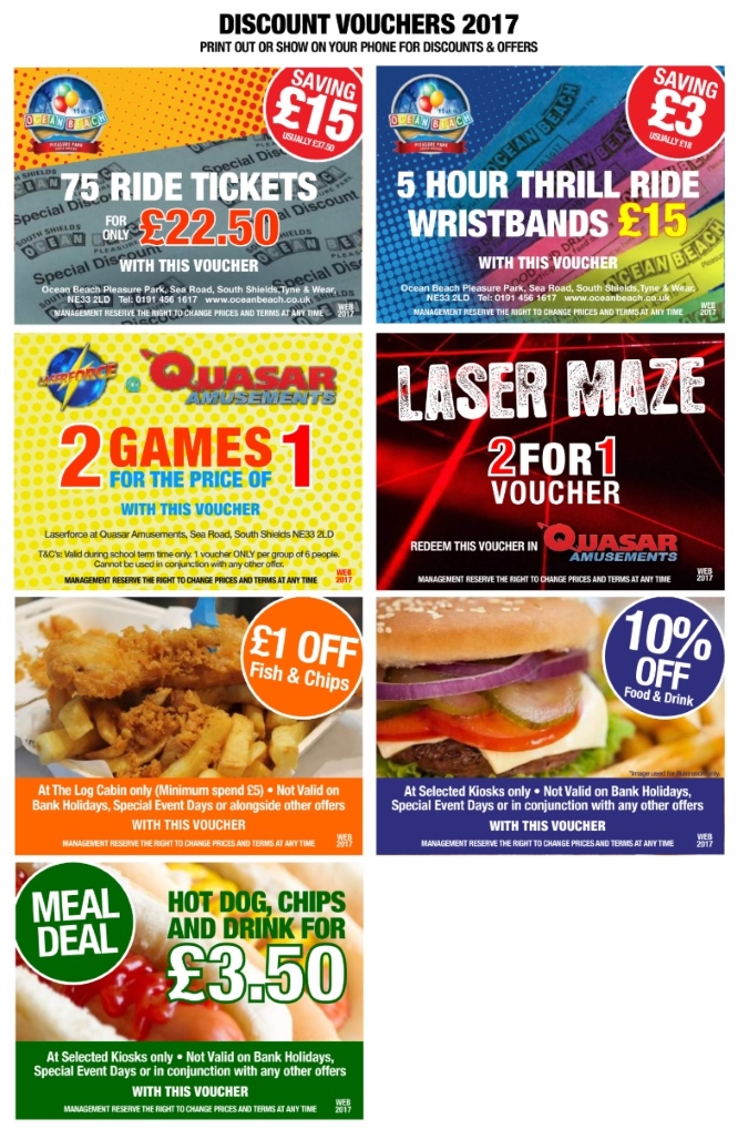 Ocean Beach Pleasure Park Discount Vouchers Ocean Beach Pleasure Park Discount Vouchers