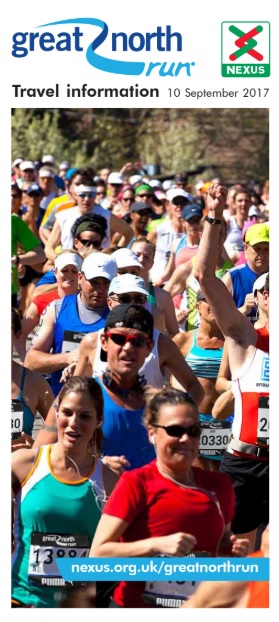 Great North Run Tyne and Wear Metro