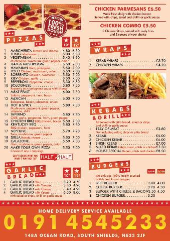 Rostami's Takeaway 148A Ocean Road South Shields NE33 2JF Menu 1 Rostami's Takeaway 148A Ocean Road South Shields NE33 2JF Menu 1