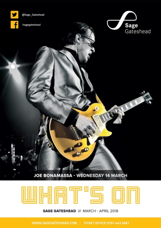 Sage Gateshead March & April 2018