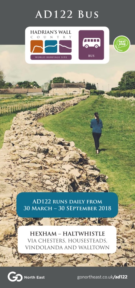 Hadrian's Wall Bus 2018