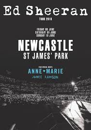 Ed Sheeran at St James' Park Travel Information