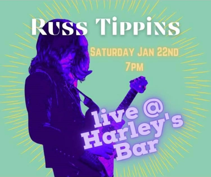 Russ Tippins at Harley's Bar Russ Tippins at Harley's Bar