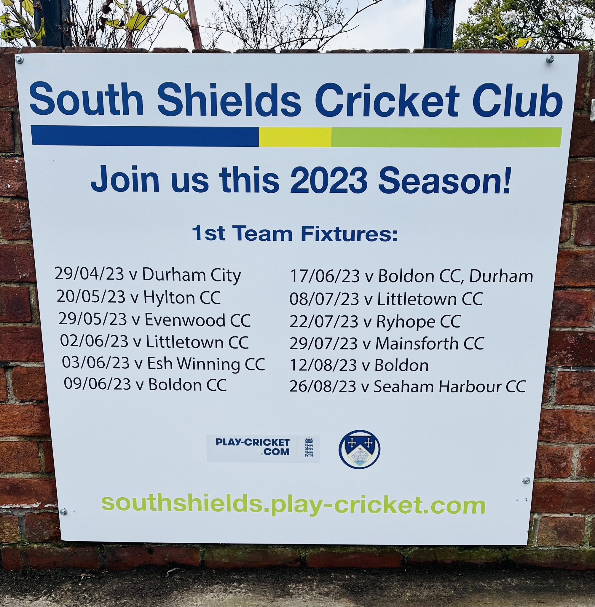 South Shields Cricket Club 33 Dean Road South Shields 2023 Fixtures South Shields Cricket Club 33 Dean Road South Shields 2023 Fixtures