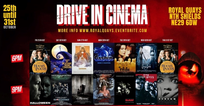 Drive-In Cinema Royal Quays October 2024