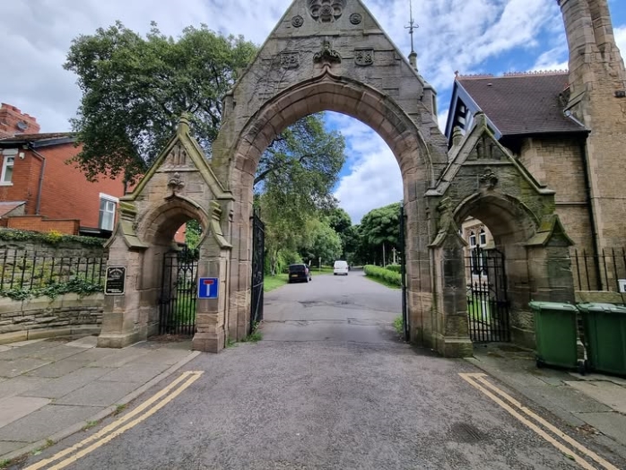 Harton Cemetery Entrance